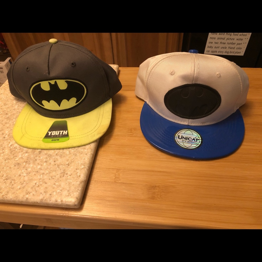 Batman ball caps - qty 2 items